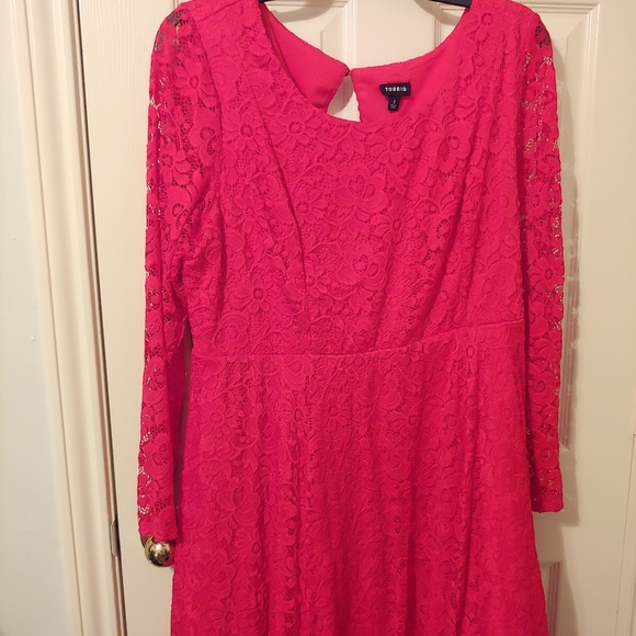torrid Dresses & Skirts - Torrid Red Lace Dress